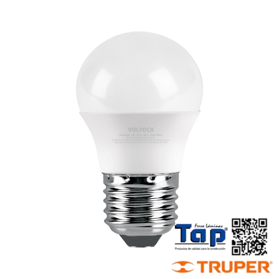 Imagen de LAMP LED G45 3 W LUZ CALIDA CAJA VOLTECK