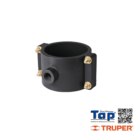 Imagen de ABRAZADERA P TOMA DOMICILIARIA PP 102 4" X013 1/2" FOSET