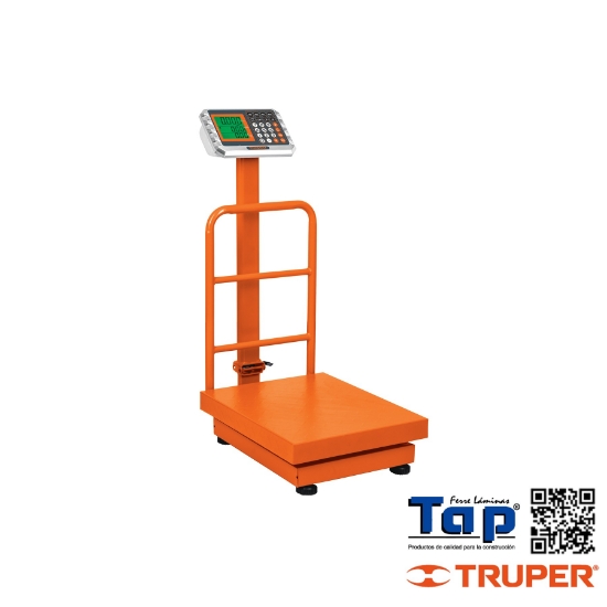 Imagen de BASCULA PLEGABLE CAPACIDAD 200 KG DE PLATAFORMA TRUPER