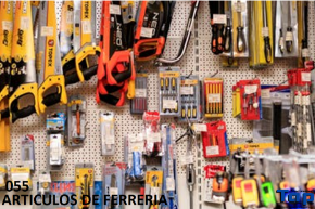 Imagen para la categoría 055 ARTICULOS DE FERRETERIA