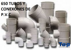 Imagen para la categoría 650 TUBOS Y CONEXIONES DE P.V.C.