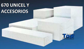 Imagen para la categoría 670 UNICEL Y ACCESORIOS