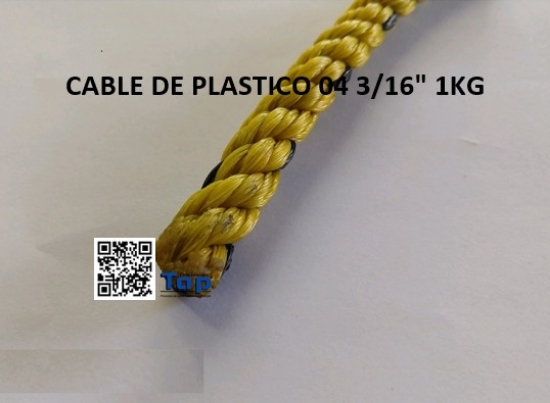 Imagen de CABLE DE PLASTICO 04 3/16" 1KG