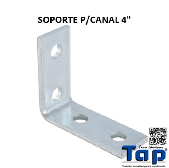 Imagen de SOPORTE P/CANAL 4"