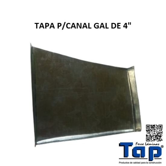 Imagen de TAPA P/CANAL GALV DE 6" DER