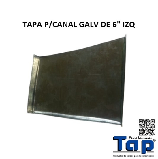 Imagen de TAPA P/CANAL IZQ DE 6" IZQ