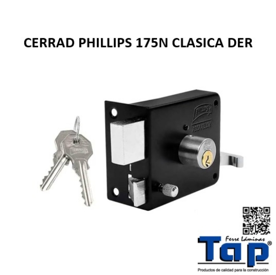 Imagen de CERRAD PHILLIPS 175N CLASICA DER