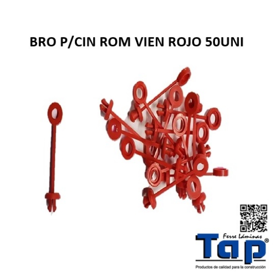 Imagen de BRO P/CIN ROM VIEN ROJO 50UNI