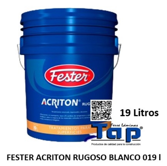 Imagen de FESTER ACRITON RUGOSO BLANCO  019 l