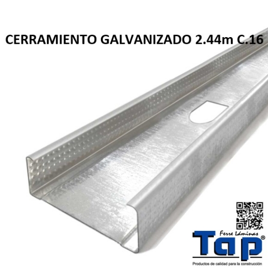 Imagen de CERRAMIENTO GALVANIZADO 2.44m C.16