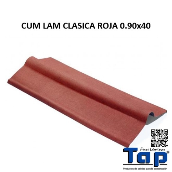 Imagen de CUM LAM CLASICA ROJA 0.90x40