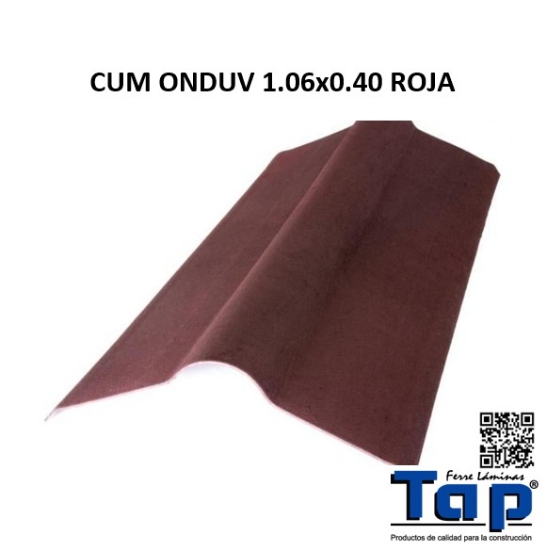 Imagen de CUM ONDUV 1.06x0.40 ROJA