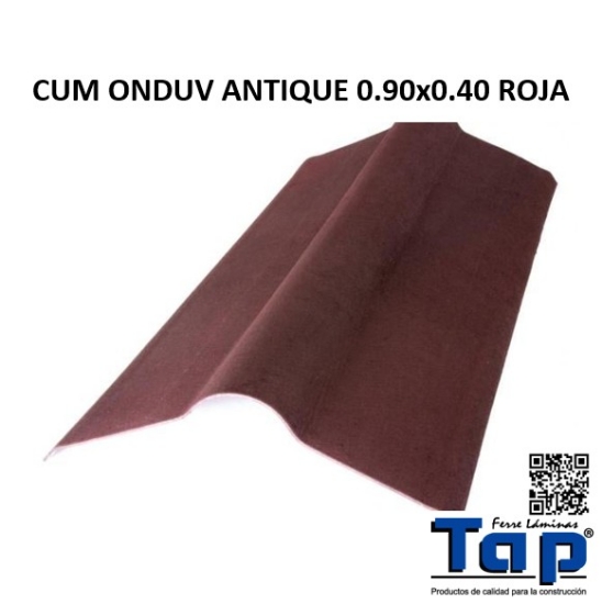 Imagen de CUM ONDUV ANTIQUE 0.90x0.40 ROJA