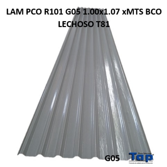 Imagen de LAM PCO R101 G05 1.00x1.07 xMTS BCO LECHOSO T81