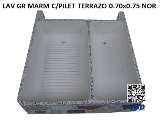Imagen de LAV GR MARM C/PILET TERRAZO 0.70x0.75 NOR