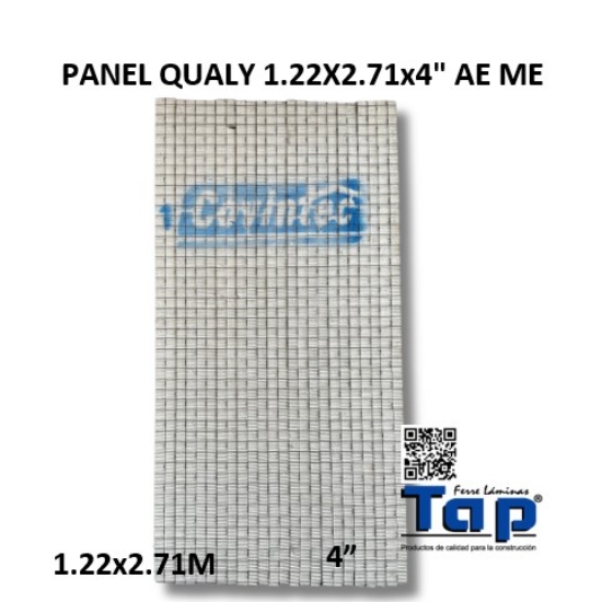 Imagen de PANEL QUALY 1.22X2.71x4" AE ME
