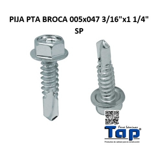 Imagen de PIJA PTA BROCA 005x047   3/16"x1 1/4" SP