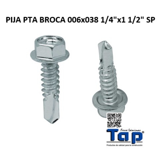 Imagen de PIJA PTA BROCA 006x038   1/4"x1 1/2" SP