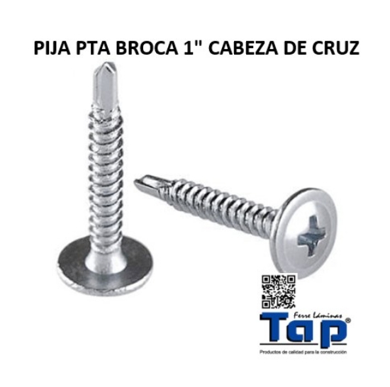 Imagen de PIJA PTA BROCA 1" CABEZA DE CRUZ