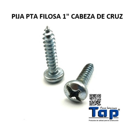 Imagen de PIJA PTA FILOSA 1" CABEZA DE CRUZ