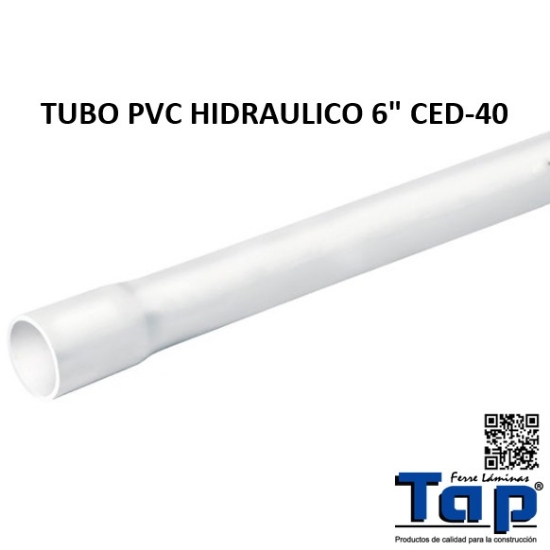 Imagen de TUBO PVC HIDRAULICO 6" CED-40