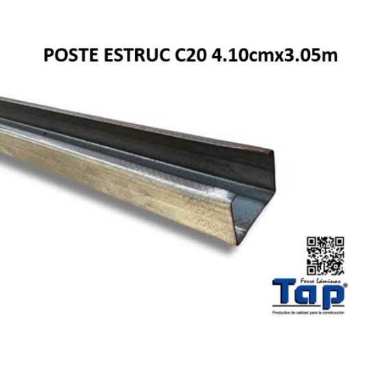 Imagen de POSTE ESTRUC C20 4.10cmx3.05m