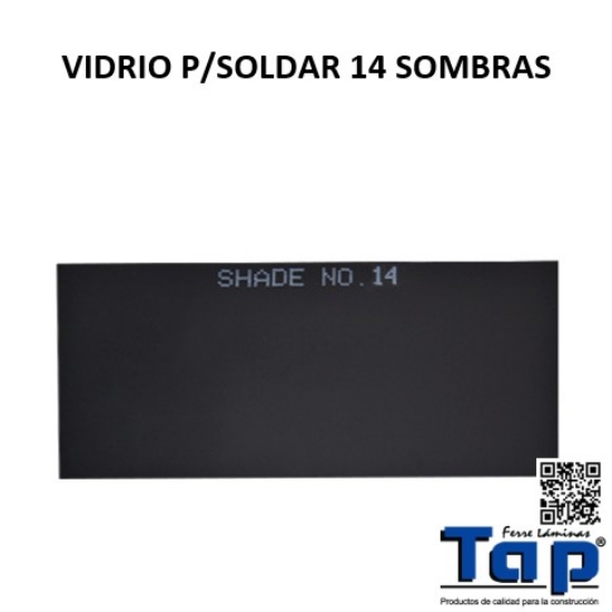 Imagen de VIDRIO P/SOLDAR 14 SOMBRAS
