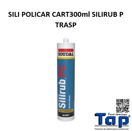 Imagen de SILI POLICAR CART300ml SILIRUB P TRASP
