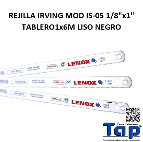 Imagen de SEGUETA LENOX P/ARCO GRUESA 18t, 12"