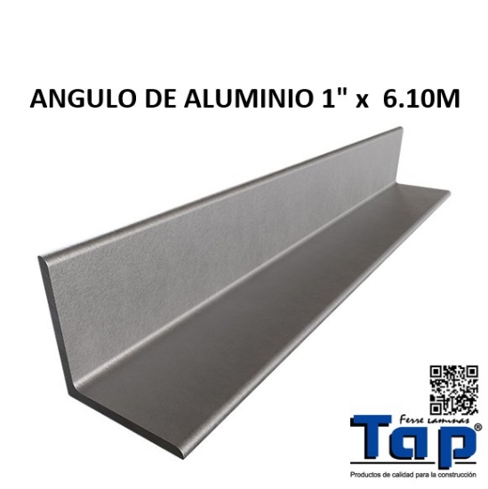 Imagen de ANGULO DE ALUMINIO 1" x  6.10M