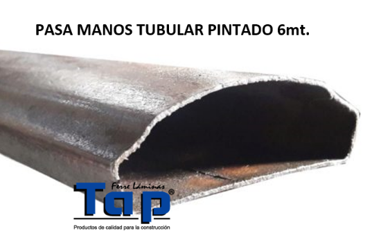 Imagen de PASA MANOS TUBULAR PINTADO 6mt.