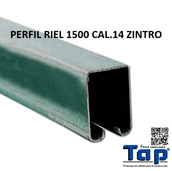 Imagen de PERFIL RIEL 1500 CAL.14 ZINTRO