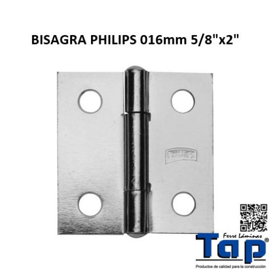 Imagen de BISAGRA PHILIPS 016mm 5/8"x2"