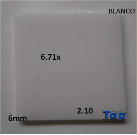 Imagen de POLI RE CEL 06 2.10X 6.71 BCO STARLINE