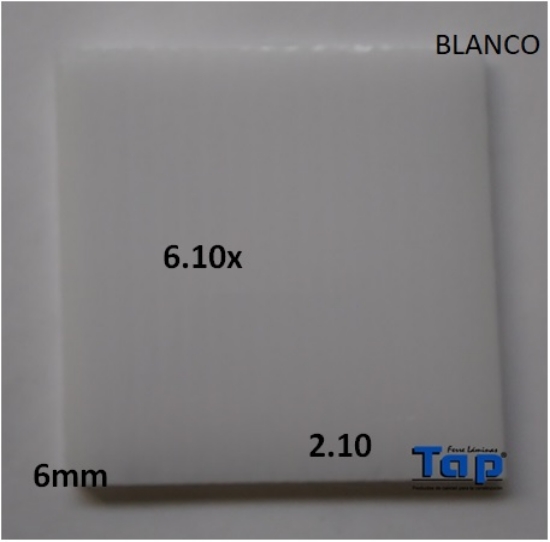 Imagen de POLI RE CEL 06 2.10X 6.10 BCO STARLINE