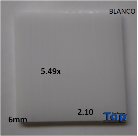 Imagen de POLI RE CEL 06 2.10X 5.49 BCO STARLINE
