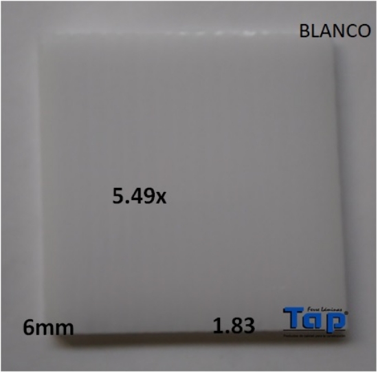 Imagen de POLI RE CEL 06 1.83X 5.49 BCO STARLINE