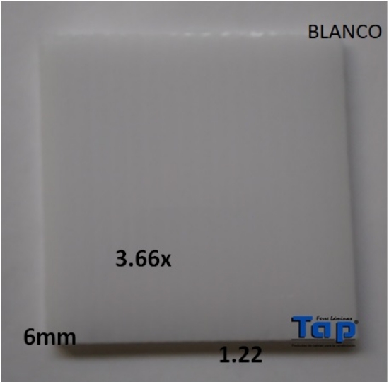 Imagen de POLI RE CEL 06 1.22X 3.66 BCO STARLINE