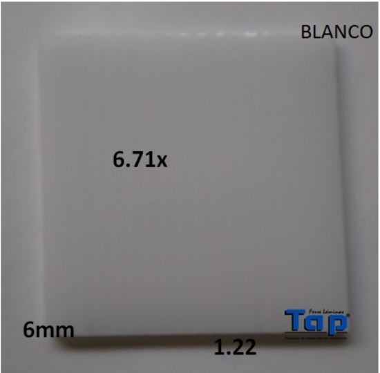 Imagen de POLI RE CEL 06 1.22X 6.71 BCO STARLINE