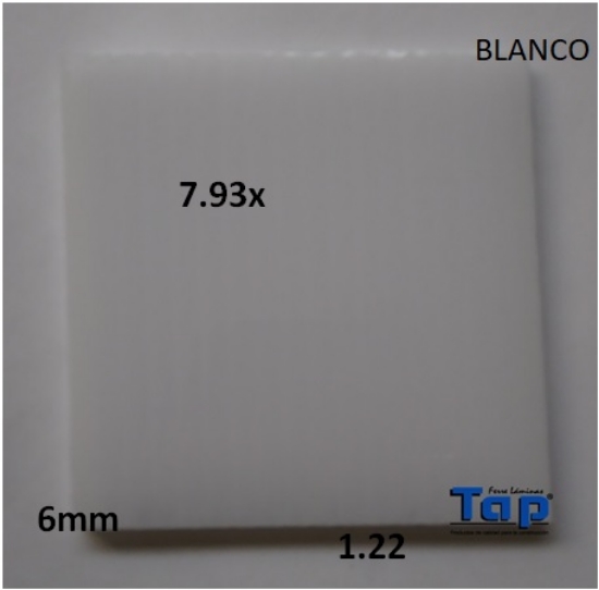 Imagen de POLI RE CEL 06 1.22X 7.93 BCO STARLINE