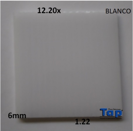 Imagen de POLI RE CEL 06 1.22X12.20 BCO STARLINE