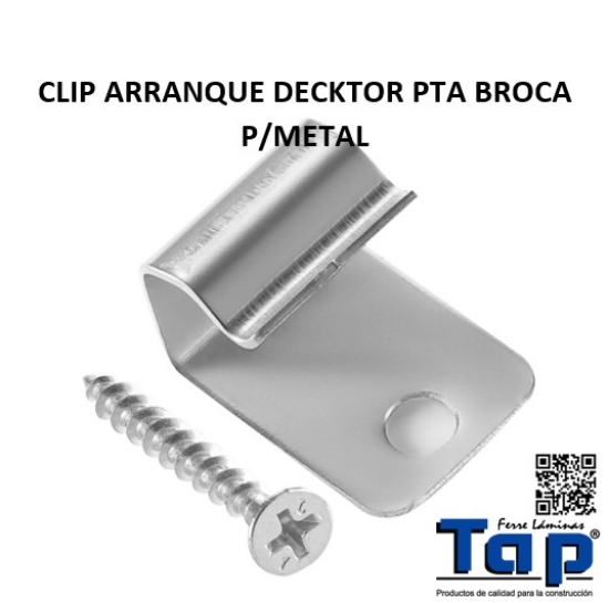 Imagen de CLIP ARRANQUE DECKTOR PTA BROCA P/METAL