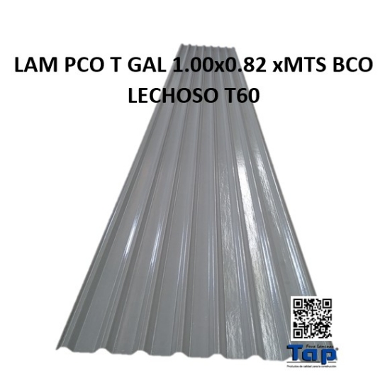 Imagen de LAM PCO T GAL 1.00x0.82 xMTS BCO LECHOSO T60
