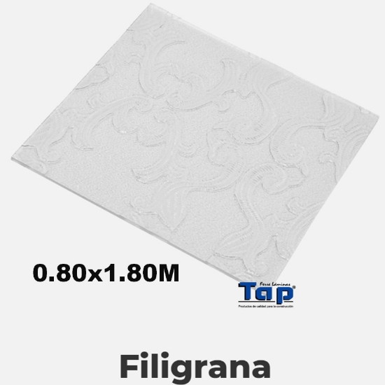Imagen de P.CANCEL 0.80x1.80m FILIGRANA OPALINO