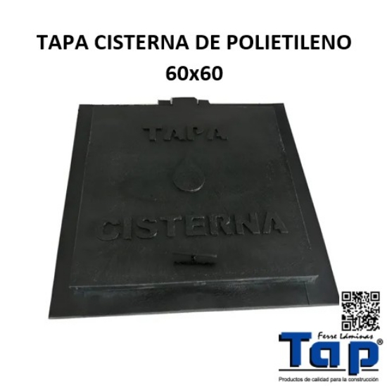 Imagen de TAPA CISTERNA DE POLIETILENO 60x60