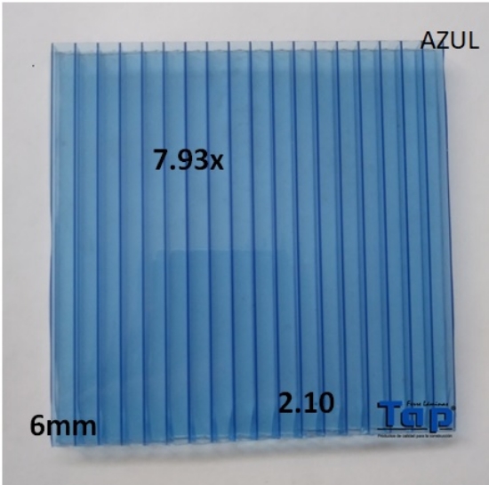 Imagen de POLI CEL 06 2.10X 7.93 AZU MULTIWALL