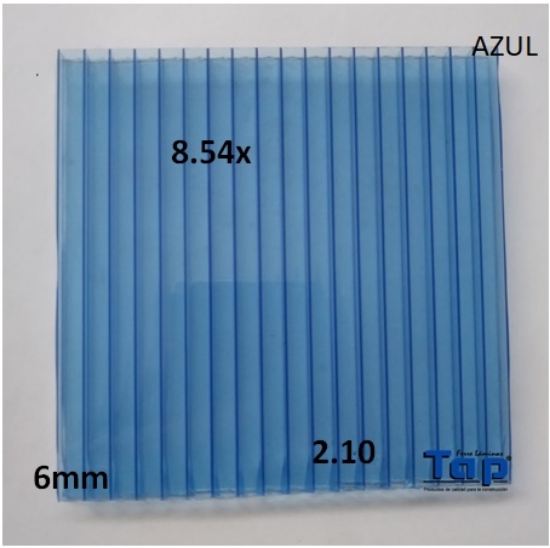 Imagen de POLI CEL 06 2.10X 8.54 AZU MULTIWALL