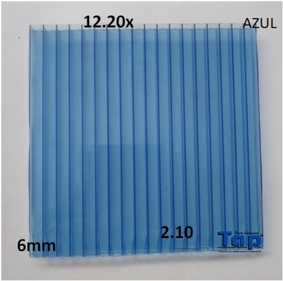 Imagen de POLI CEL 06 2.10X12.20 AZU MULTIWALL