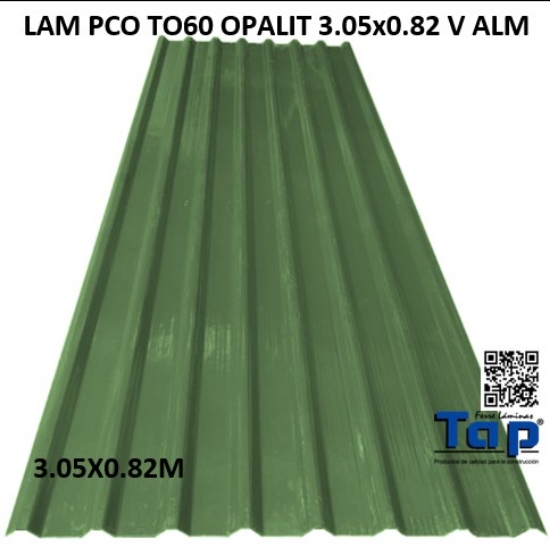 Imagen de LAM PCO TO60 OPALIT 3.05x0.82 V ALM
