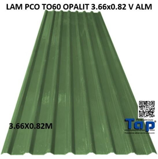 Imagen de LAM PCO TO60 OPALIT 3.66x0.82 V ALM